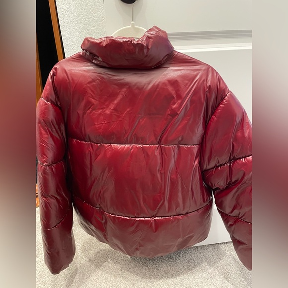 Target A New Day Dark Red Puffer Sz M - Picture 3 of 3